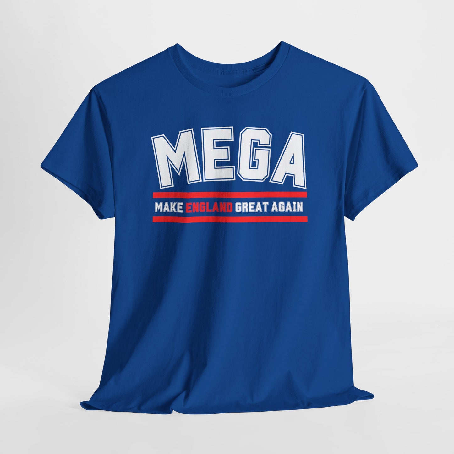 MEGA Make England Great Again T-Shirt Bold Statement Tee for Proud English and British Political Shirt in 8 Colours Stand Out & Inspire!