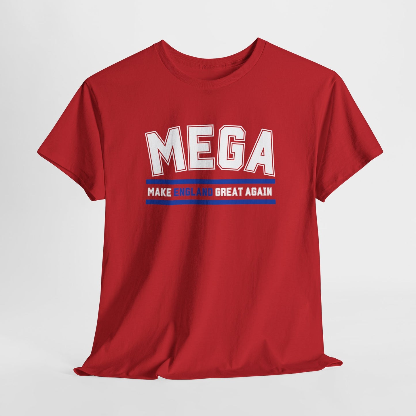 MEGA Make England Great Again T-Shirt Bold Statement Tee for Proud English and British Political Shirt in 8 Colours Stand Out & Inspire!