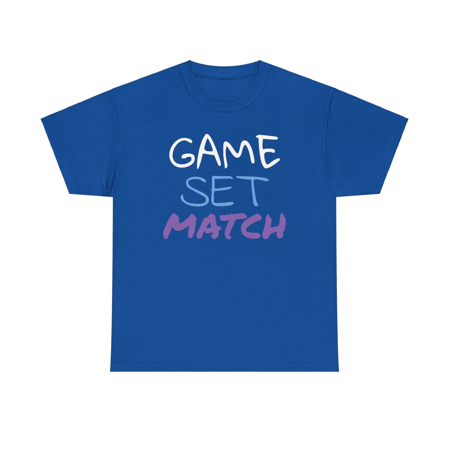 Game Set Match Tennis Printed t-shirt
