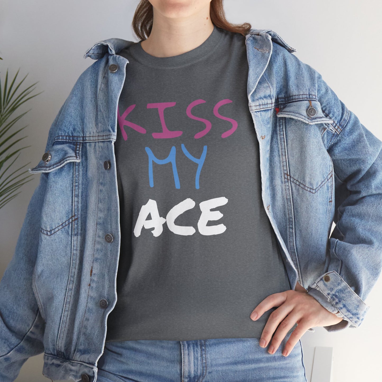 Kiss My Ace Printed tshirt