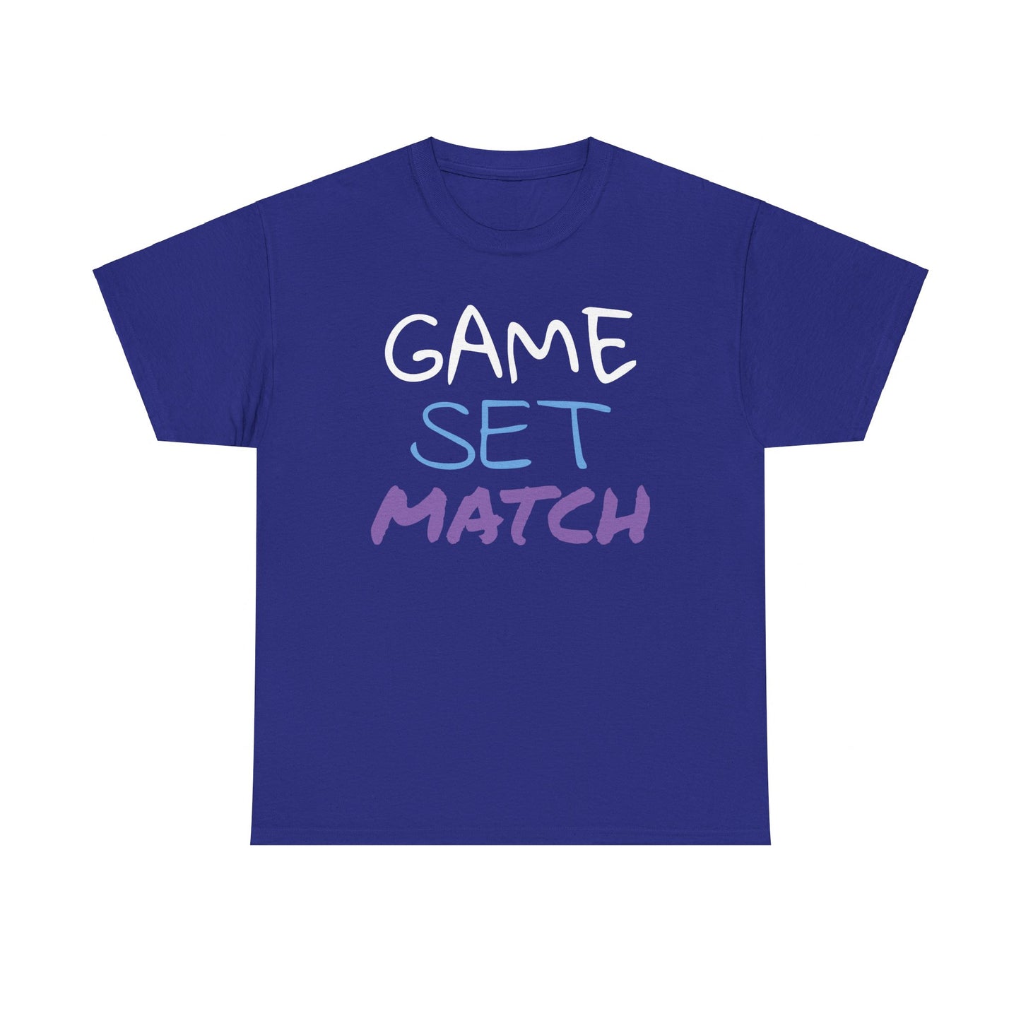 Game Set Match Tennis Printed t-shirt