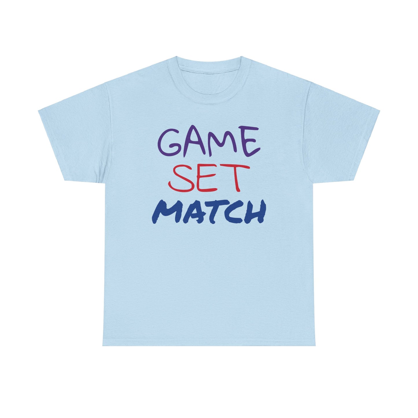 Game Set Match Tennis Printed t-shirt
