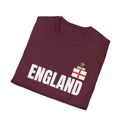 England Football Shirt Gift for Men Sports Wear Ladies England Top for Sports Day