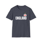 England Football Shirt Gift for Men Sports Wear Ladies England Top for Sports Day