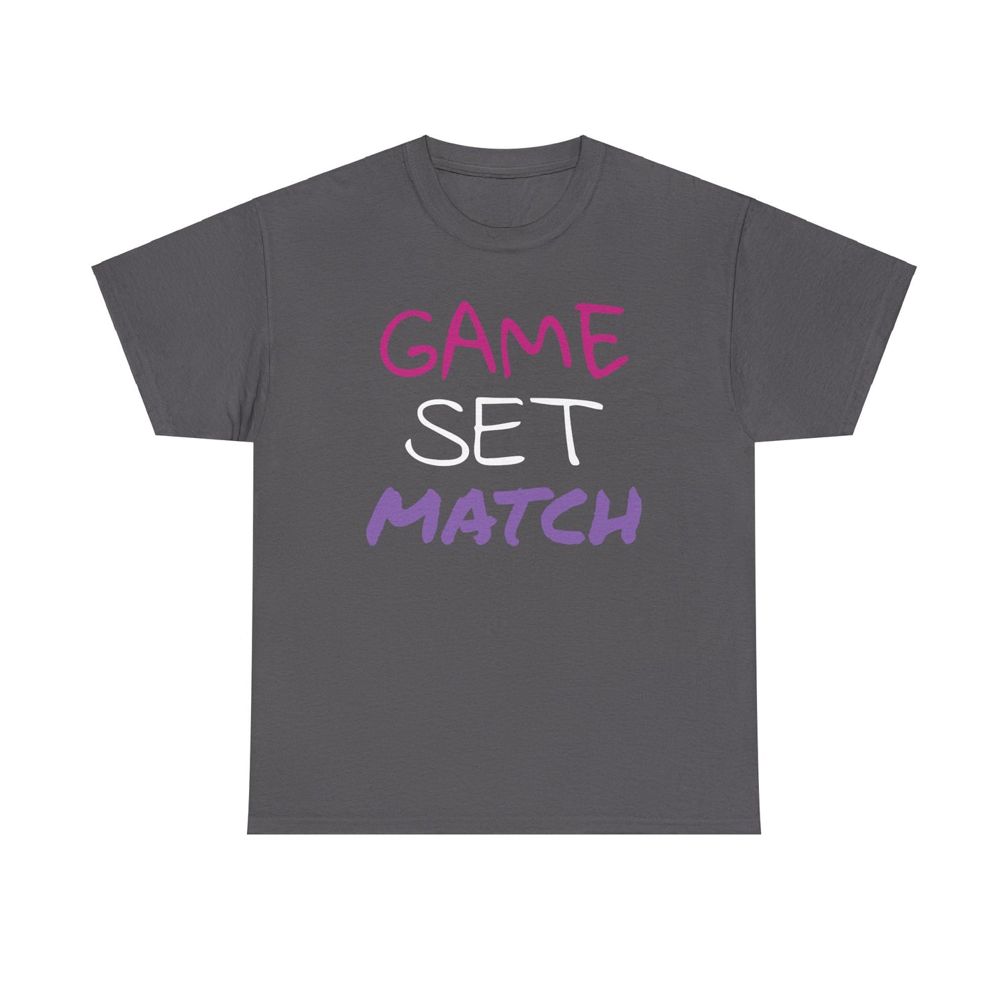Game Set Match Tennis Printed t-shirt