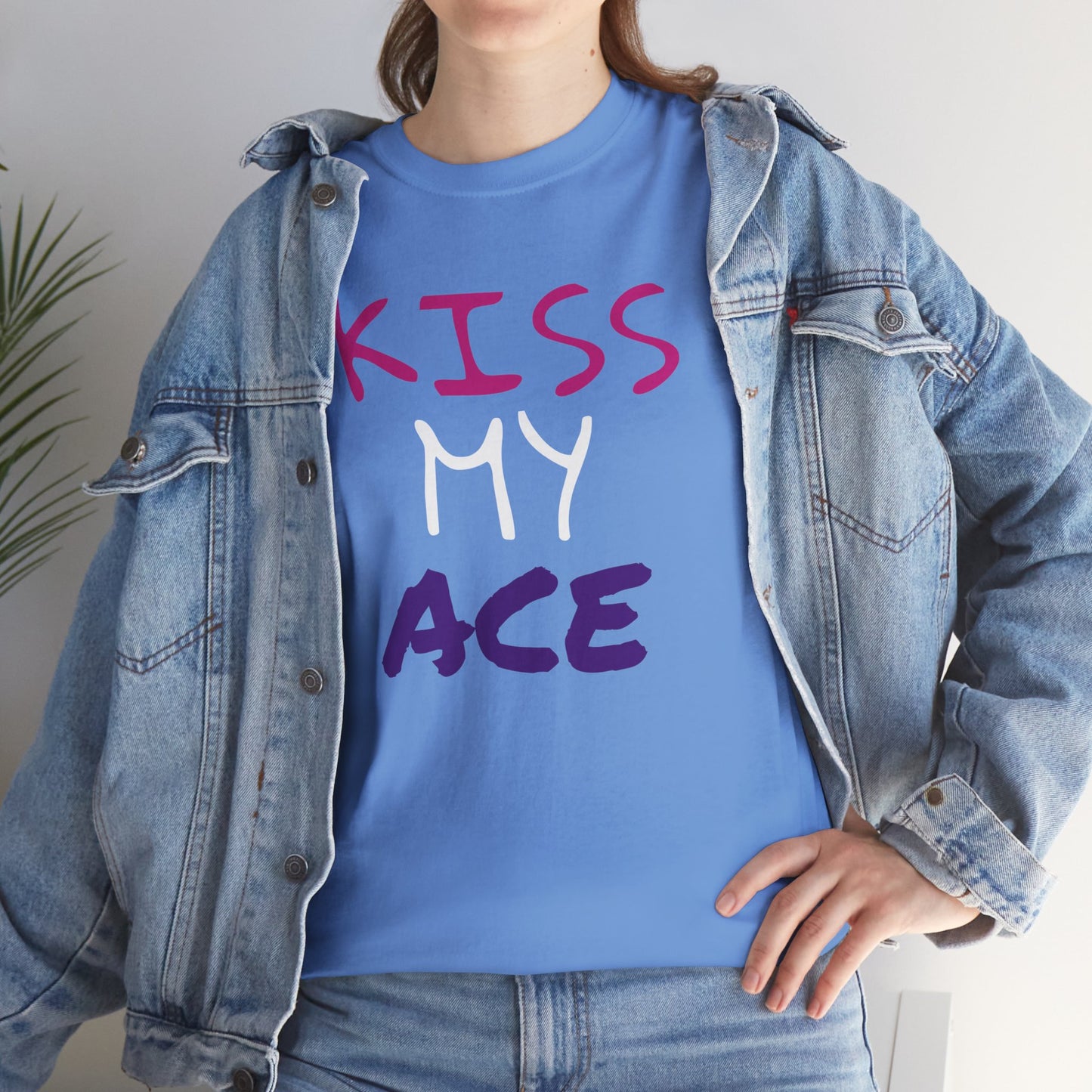 Kiss My Ace Printed tshirt