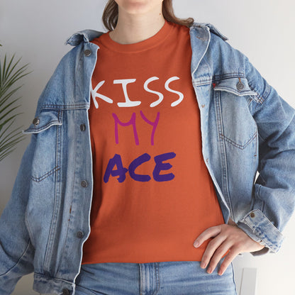 Kiss My Ace Printed tshirt