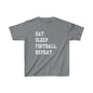Kids t-shirt Eat Sleep Football Repeat