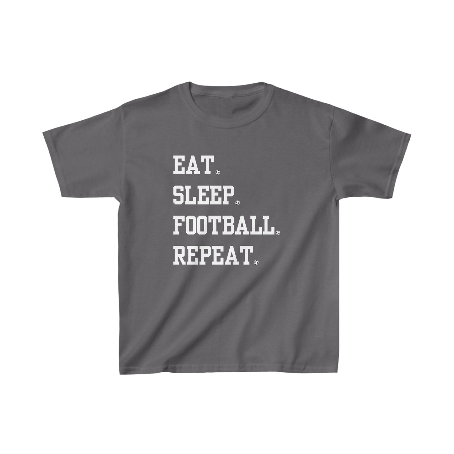 Kids t-shirt Eat Sleep Football Repeat