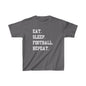 Kids t-shirt Eat Sleep Football Repeat