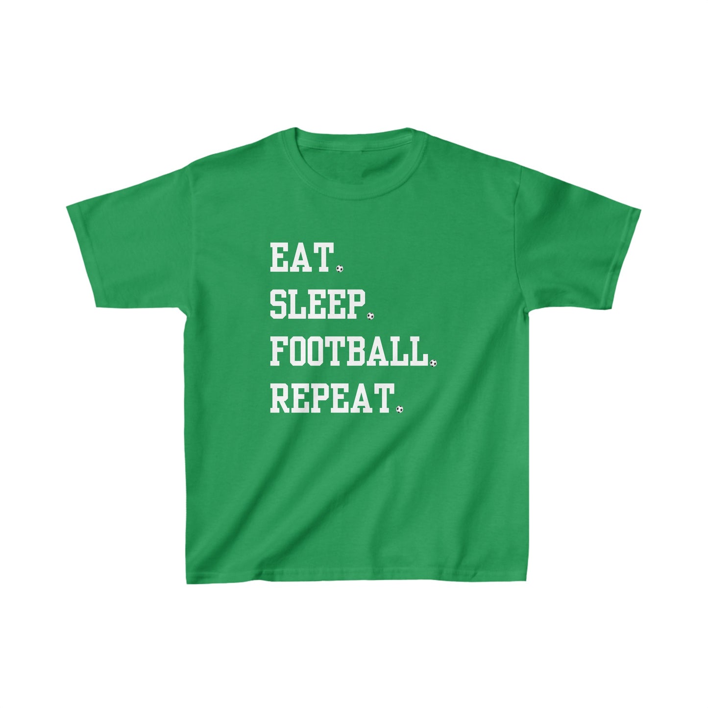 Kids t-shirt Eat Sleep Football Repeat