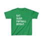 Kids t-shirt Eat Sleep Football Repeat