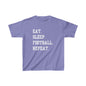 Kids t-shirt Eat Sleep Football Repeat
