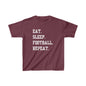 Kids t-shirt Eat Sleep Football Repeat