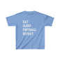 Kids t-shirt Eat Sleep Football Repeat