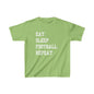 Kids t-shirt Eat Sleep Football Repeat