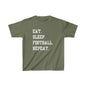 Kids t-shirt Eat Sleep Football Repeat