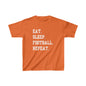 Kids t-shirt Eat Sleep Football Repeat