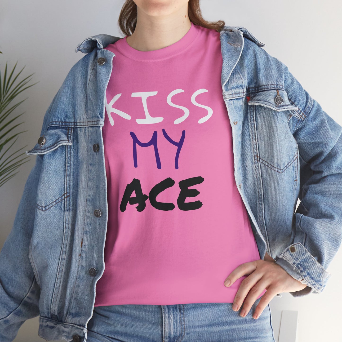 Kiss My Ace Printed tshirt