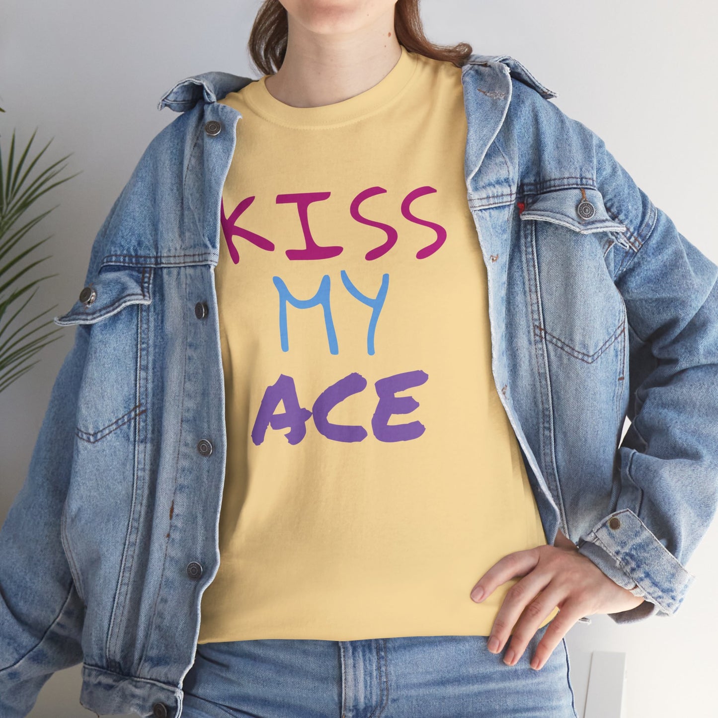 Kiss My Ace Printed tshirt