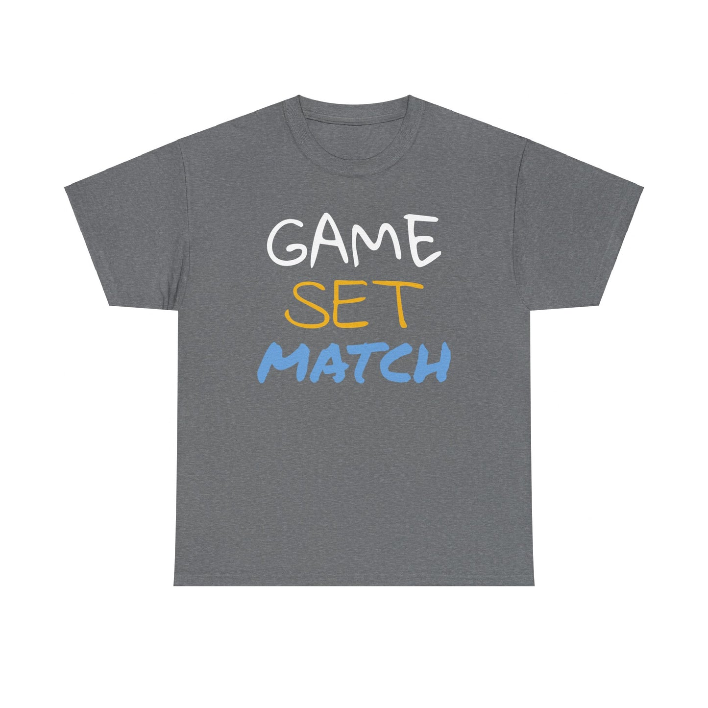 Game Set Match Tennis Printed t-shirt
