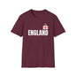 England Football Shirt Gift for Men Sports Wear Ladies England Top for Sports Day
