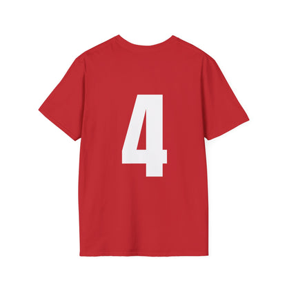 England - Number (4) Football T-Shirt