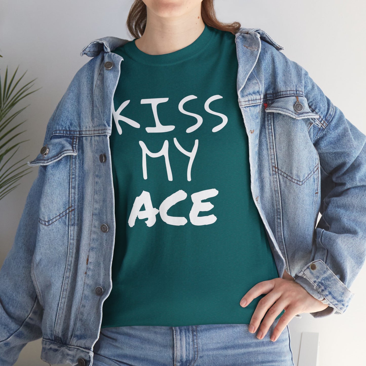 Kiss My Ace Printed tshirt