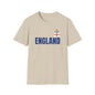 England Football Shirt Gift for Men Sports Wear Ladies England Top for Sports Day