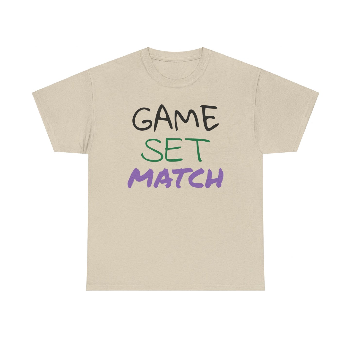 Game Set Match Tennis Printed t-shirt