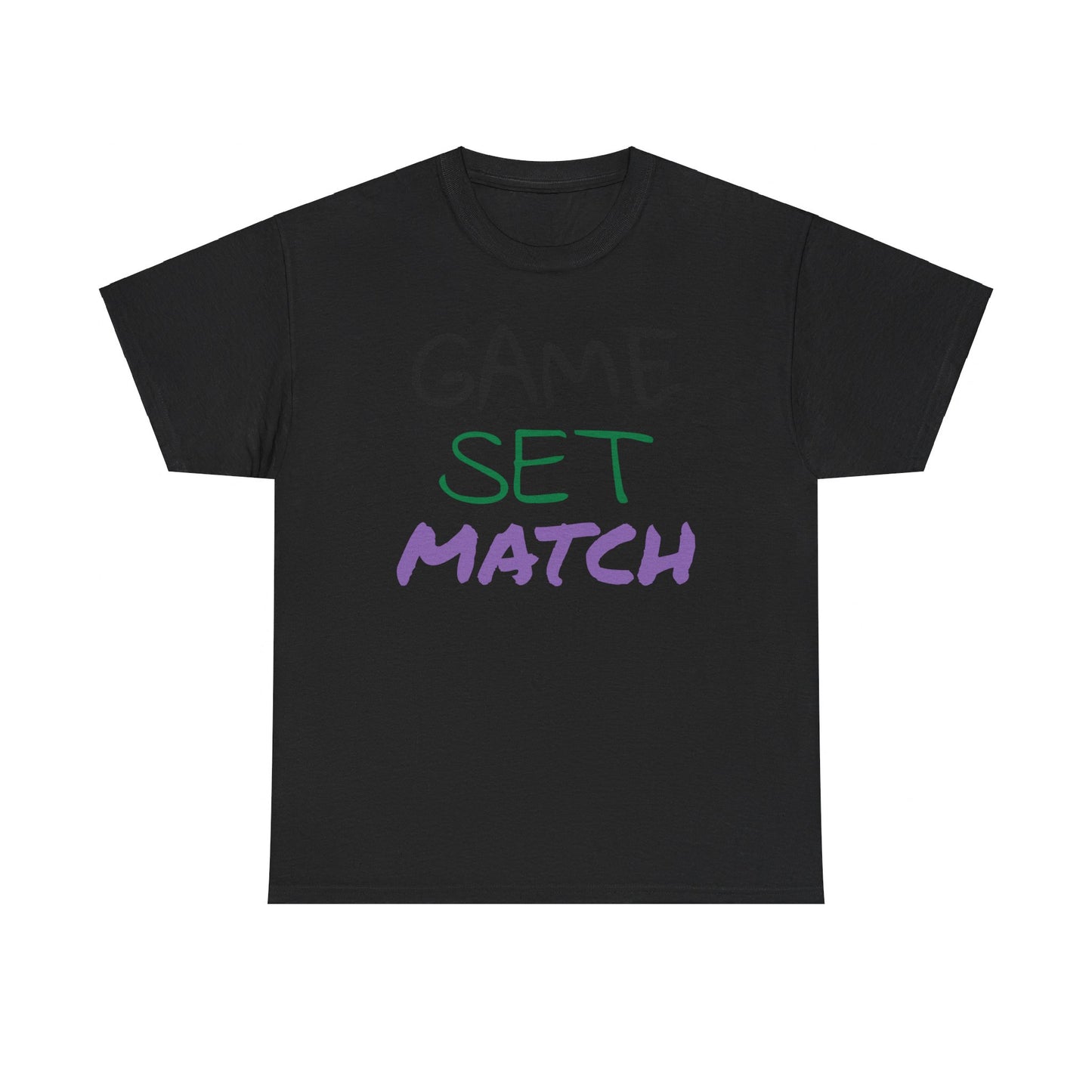Game Set Match Tennis Printed t-shirt