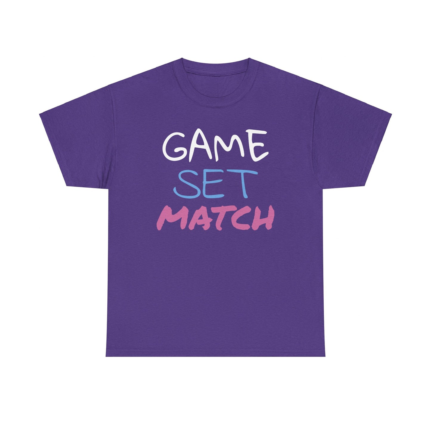 Game Set Match Tennis Printed t-shirt