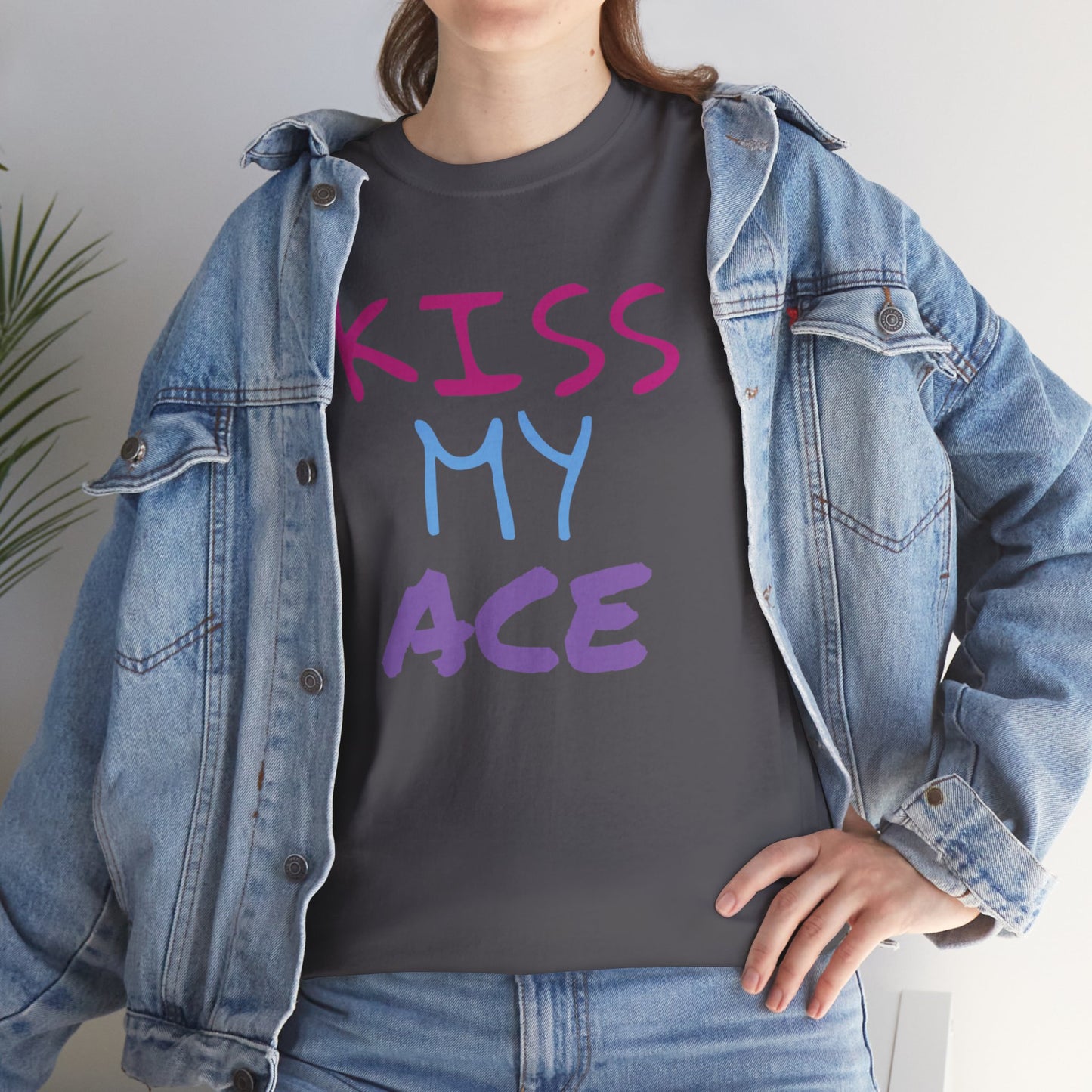 Kiss My Ace Printed tshirt