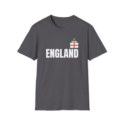 England Football Shirt Gift for Men Sports Wear Ladies England Top for Sports Day