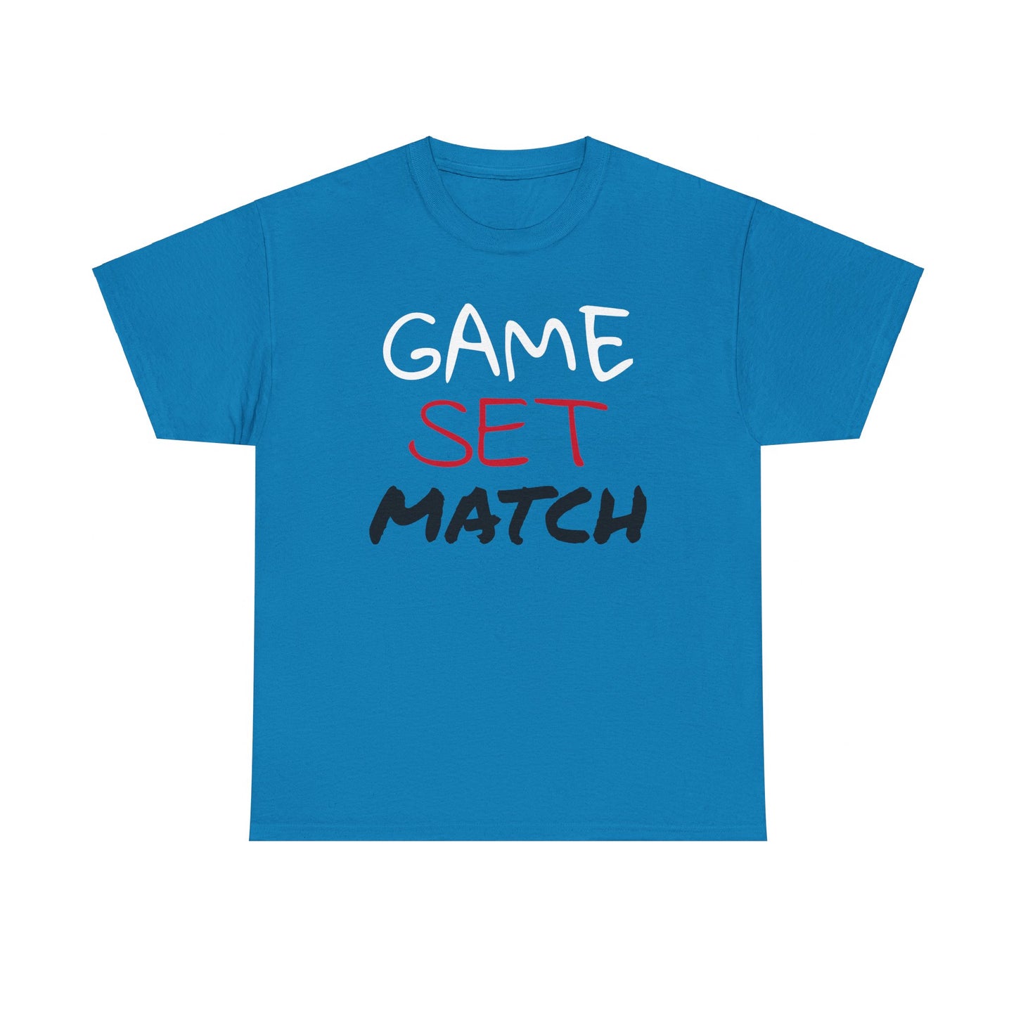 Game Set Match Tennis Printed t-shirt