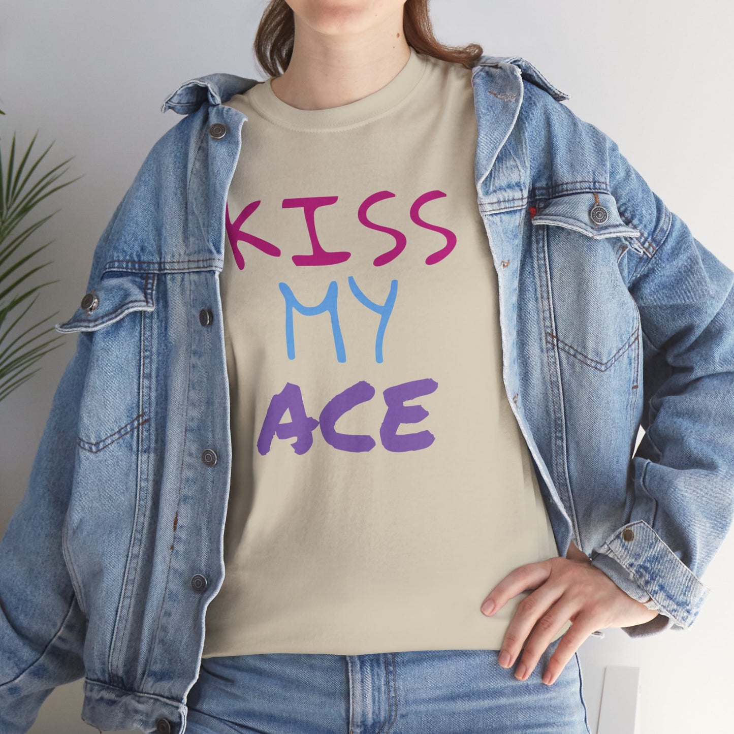 Kiss My Ace Printed tshirt