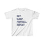 Kids t-shirt Eat Sleep Football Repeat