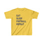 Kids t-shirt Eat Sleep Football Repeat