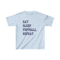 Kids t-shirt Eat Sleep Football Repeat