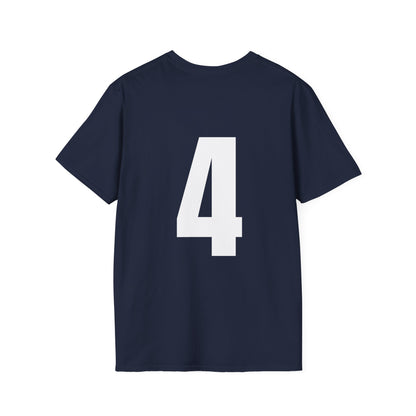 England - Number (4) Football T-Shirt