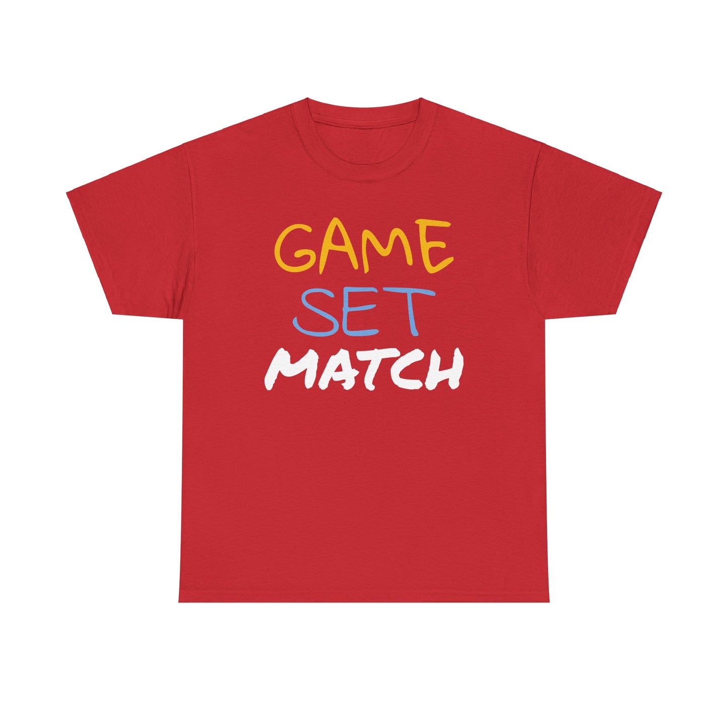Game Set Match Tennis Printed t-shirt
