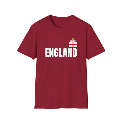 England Football Shirt Gift for Men Sports Wear Ladies England Top for Sports Day