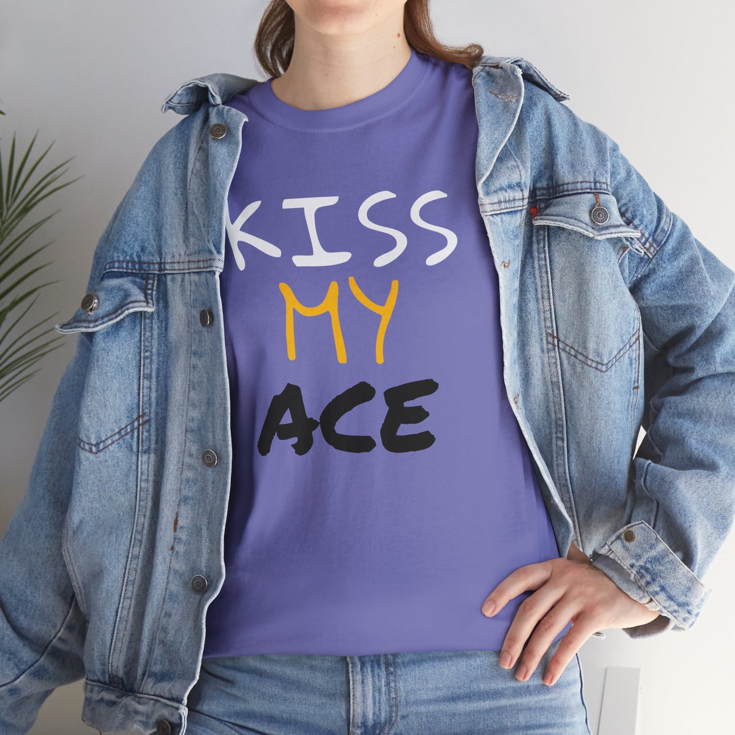 Kiss My Ace Printed tshirt