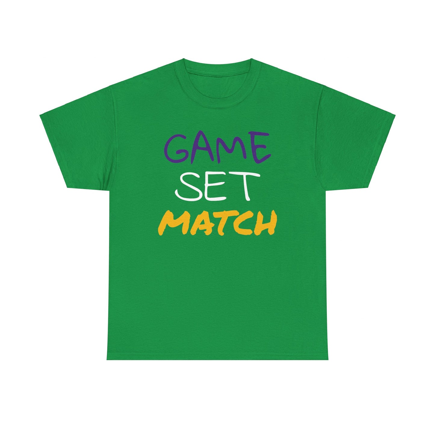 Game Set Match Tennis Printed t-shirt