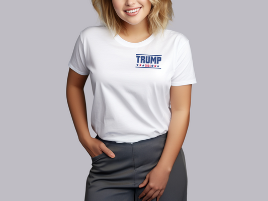 Trump 2024 varsity vintage election tshirt