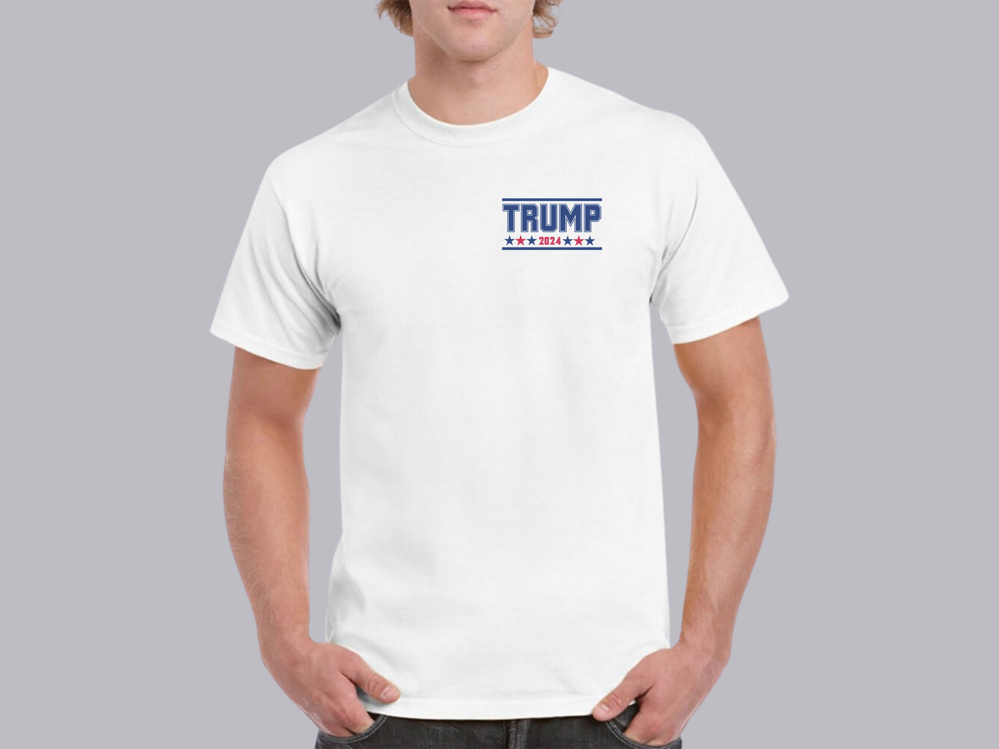 Trump 2024 varsity vintage election tshirt